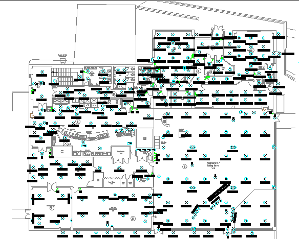 Electrical layout drawing
