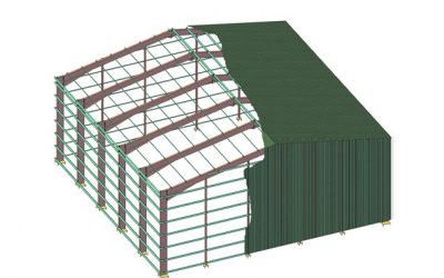 Case Study – Portal Frame Drawings (Structural Steel)