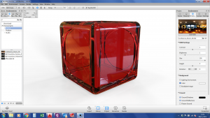 3D CAD Model with material assigned