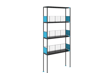 Steel detailing- Balcony stack