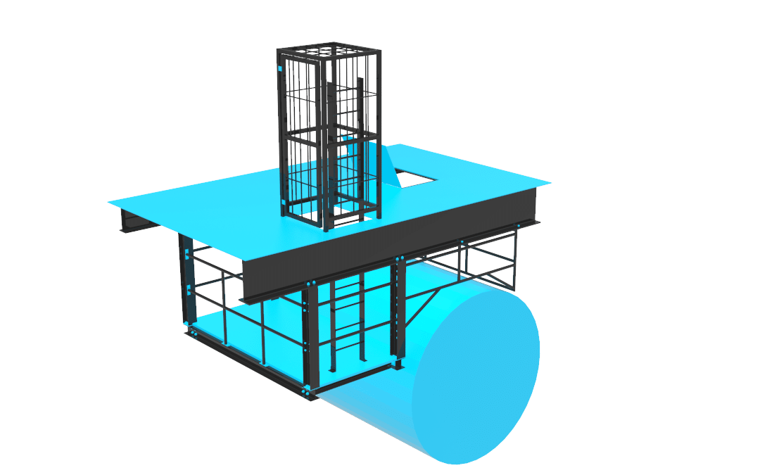 Steel detailing for access platforms