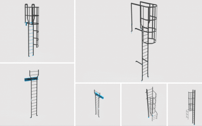 Top-quality steel detailing for CAT ladders